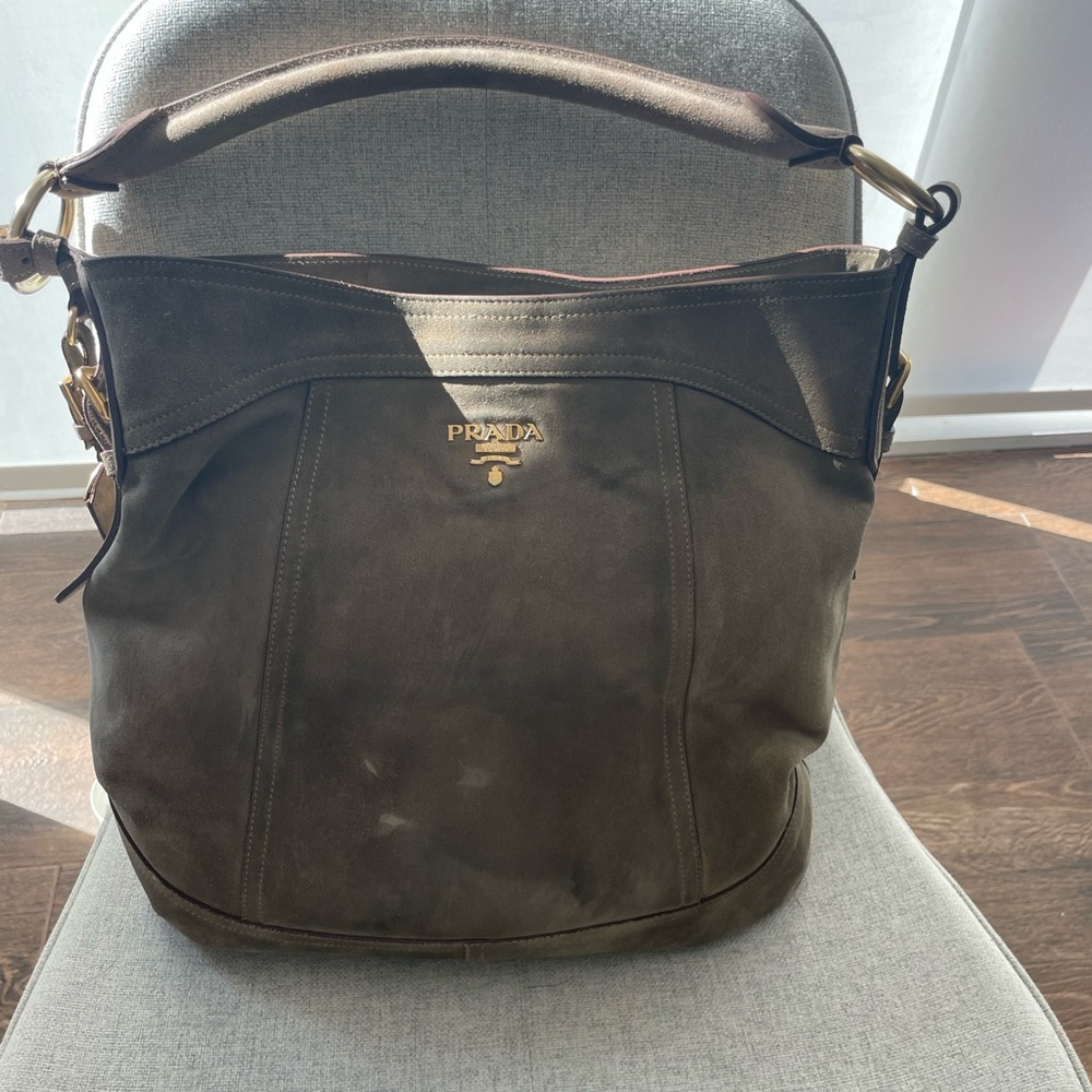 Authentic Prada Scamosciato Hobo